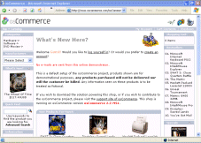 osCommerce shopping cart software